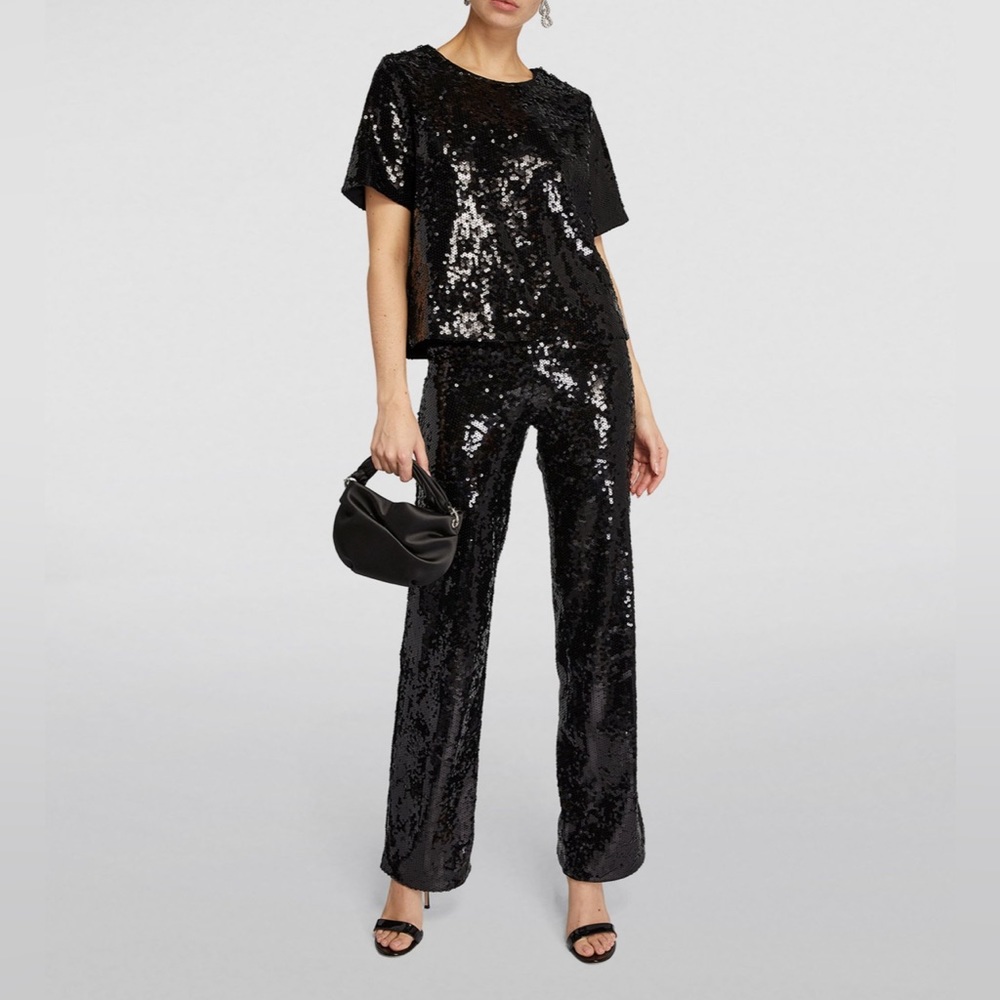 🌻NWT Good American Sequin Party T-Shirt